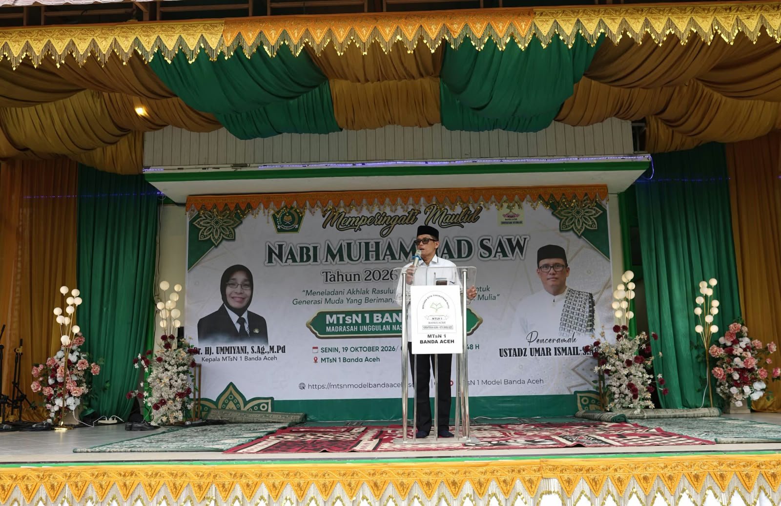 MTsN 1 Banda Aceh Santuni 62 Anak Yatim pada Peringatan Maulid Nabi 2026