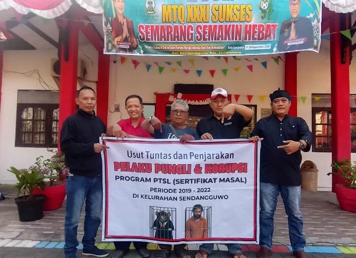 Haris Desak Bongkar Dugaan Pungli Sertifikat masal PTSL Th 2019-2022 Kel.Sendangguwo bernilai 3,25 Milyar