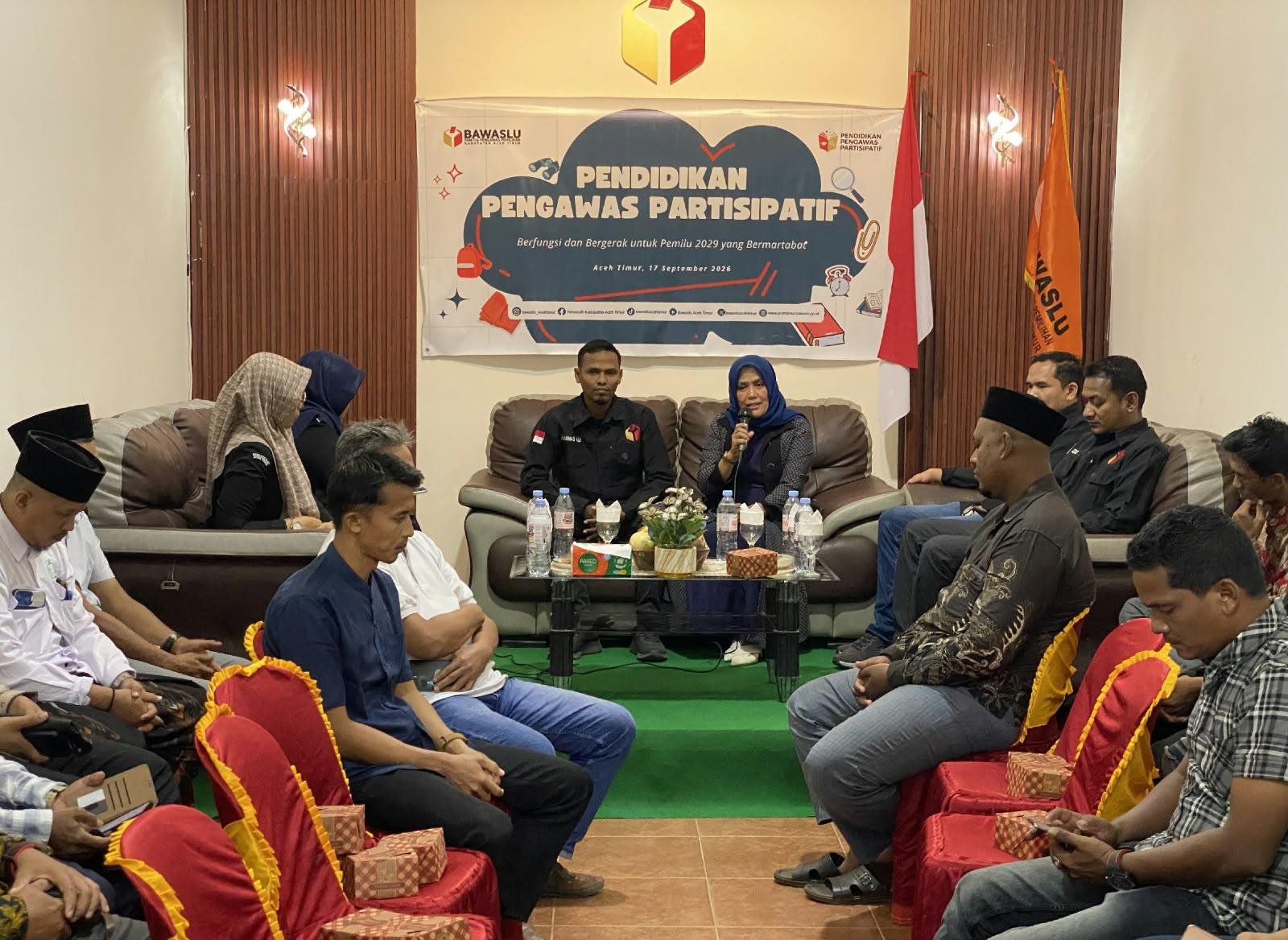 Bawaslu Provinsi Hadir di Aceh Timur Laksanakan Pendidikan Pengawas Partisipatif, Dorong Masyarakat Aktif Kawal Demokrasi