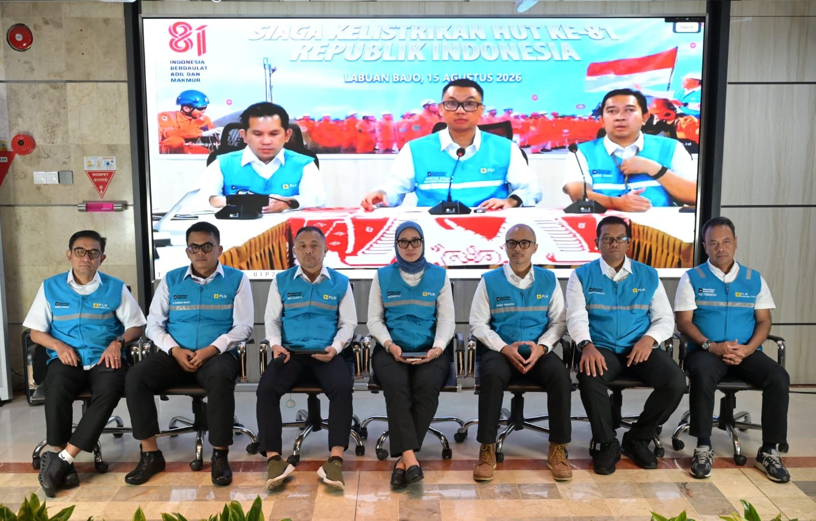 Jelang HUT Kemerdekaan RI Ke -81, Dirut PLN Kawal Langsung Kelistrikan Nasional Dari Posko NTT