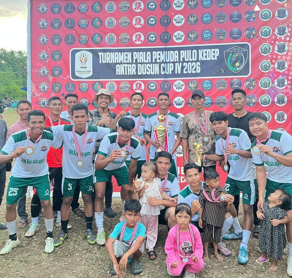 Piala Pemuda Pulo Kedep Cup IV 2026 Resmi Ditutup, Pandan Soraya FC Keluar Sebagai Juara